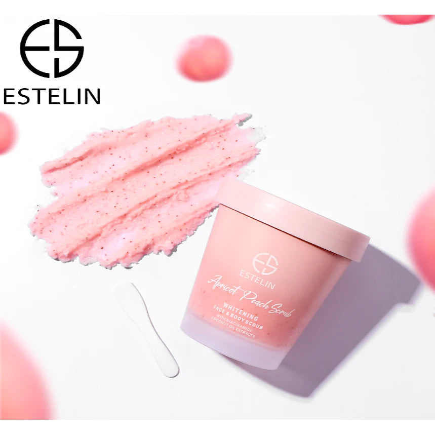 Apricot Peach Scrub Whitening Exfoliating for Face Body Dr Rashel