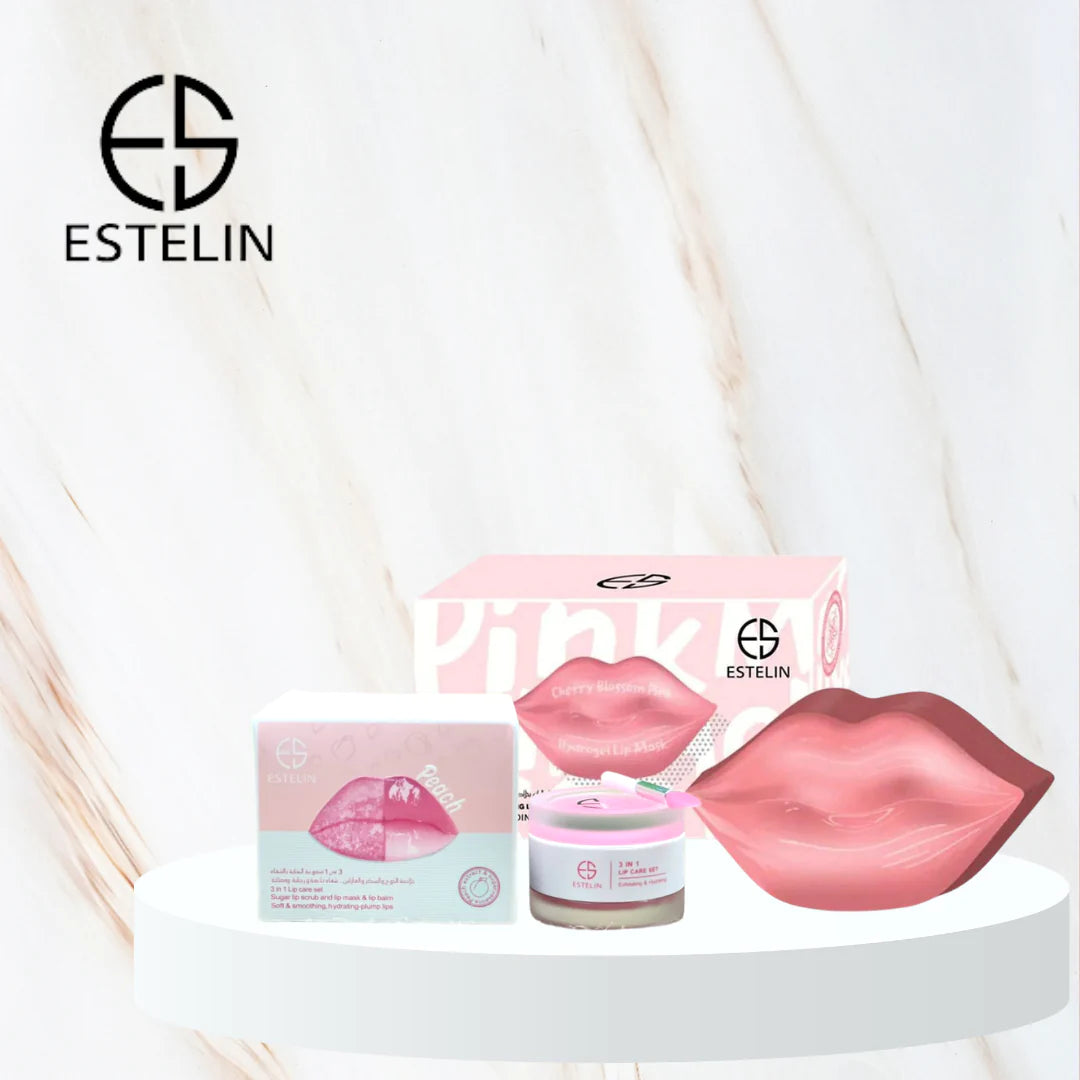 Cherry Blossom Pink Hydrogel Lip Mask Care Set Estelin Dr Rashel 1