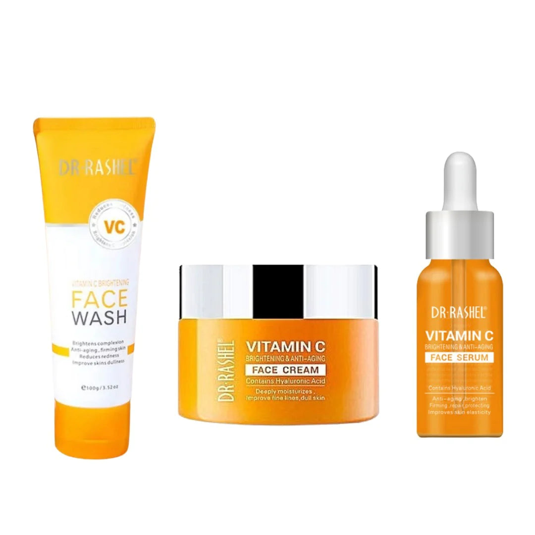 Combo Dr Rashel Vitamin C Face Wash Serum Cream
