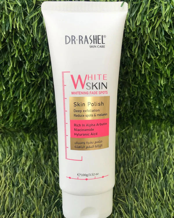 Dr. Rashel White Skin Skin Polish tube.