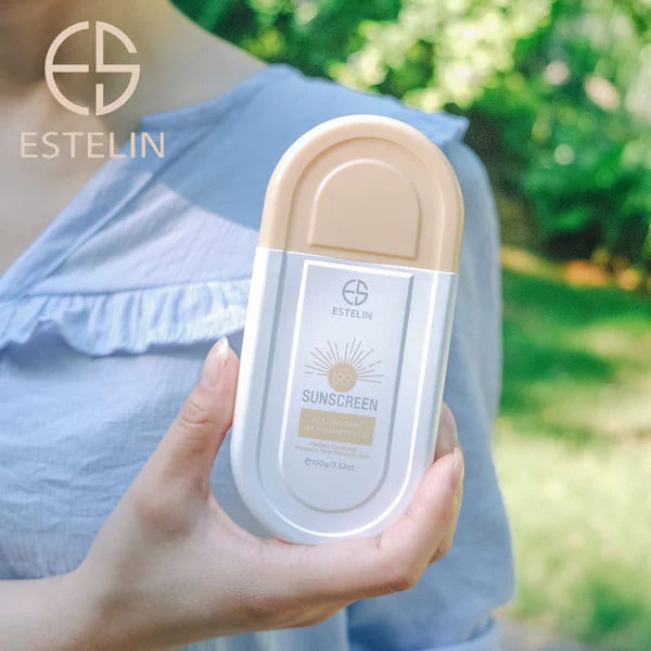 Estelin sunscreen bottle