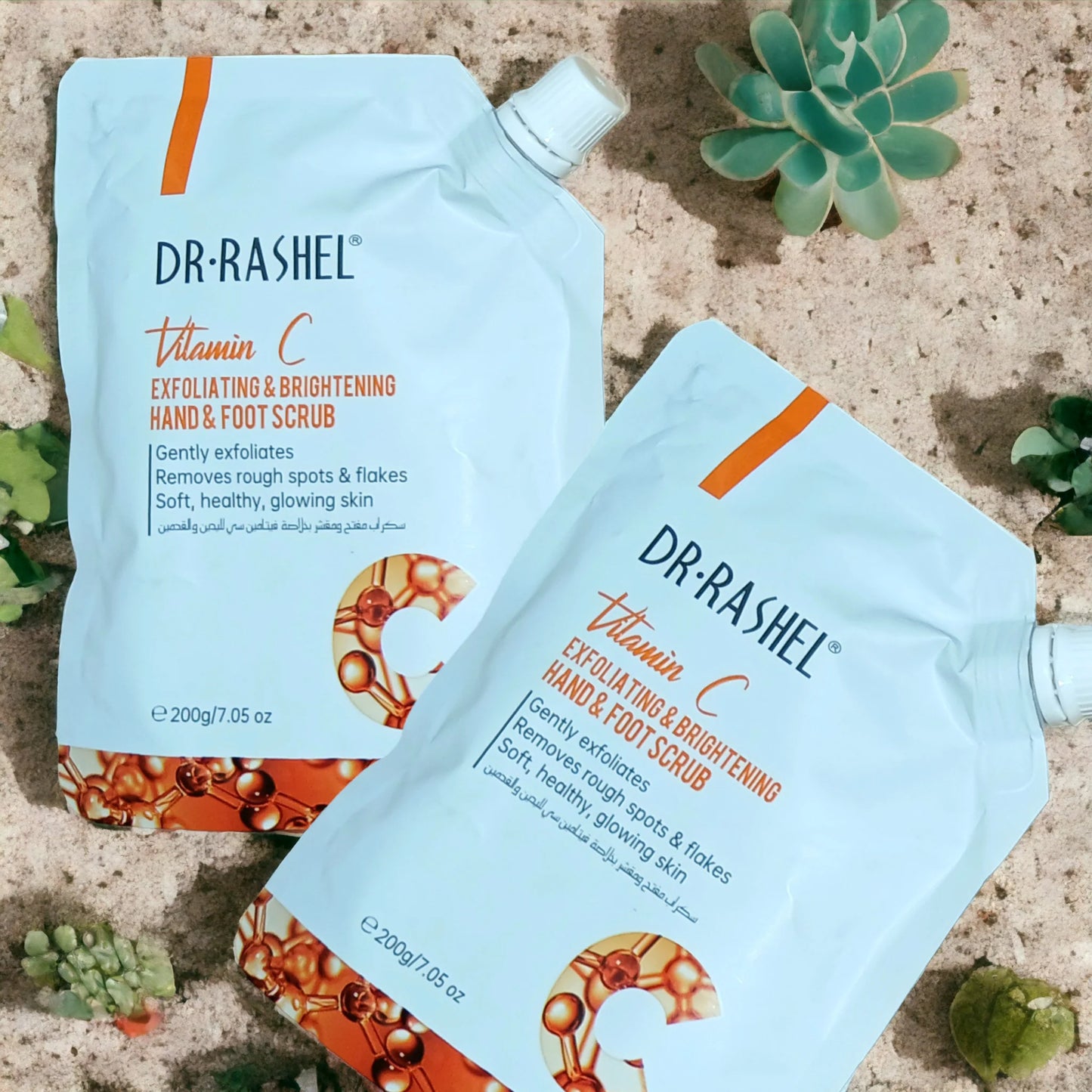 Dr.Rashel Vitamin C Exfoliating & Brightening Hand & Foot Scrub - 200g