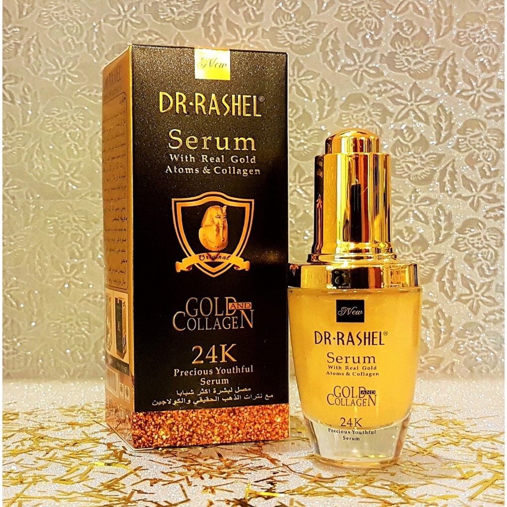24K Gold Collagen Serum for Youthful Skin 50ml Dr Rashel 1