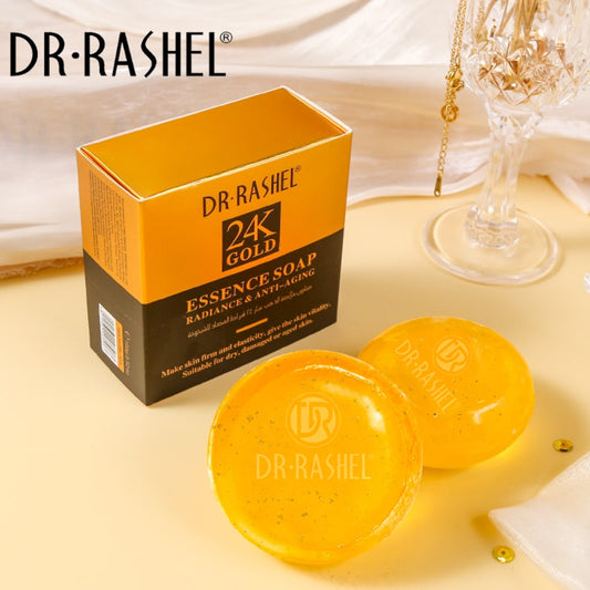 24K Gold Essence Soap for Radiant Anti Aging Care Dr Rashel