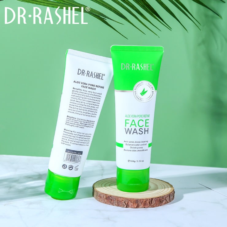 Aloe-Vera-Face-Wash-100g-Pore-Refining-Hydrating-Dr-Rashel