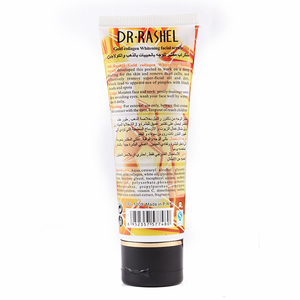 DR RASHEL Gold Collagen Whitening Facial Scrub 80ml