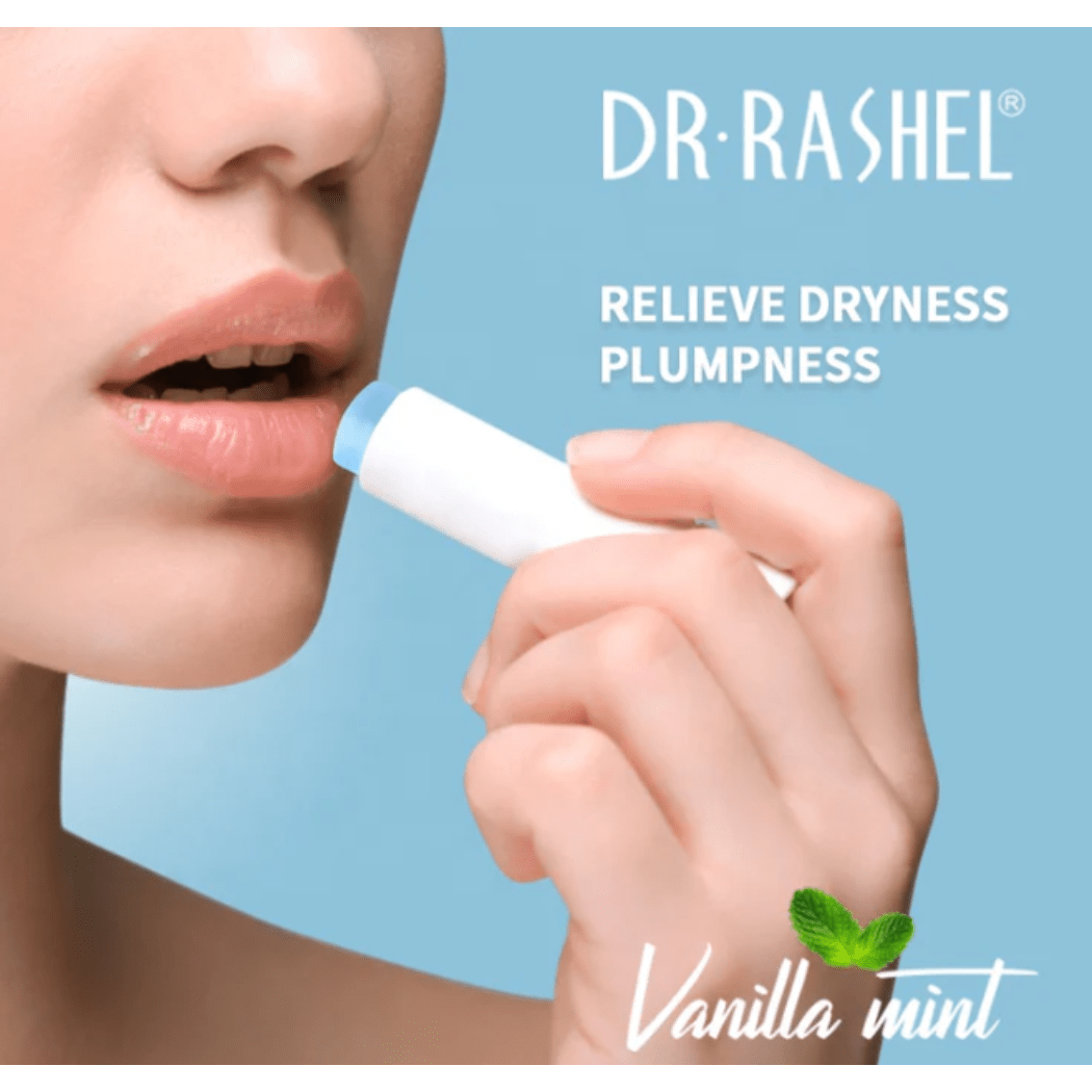 DR RASHEL Lip Balm Repairing Soothing Lips Vanila Mint 3g 1
