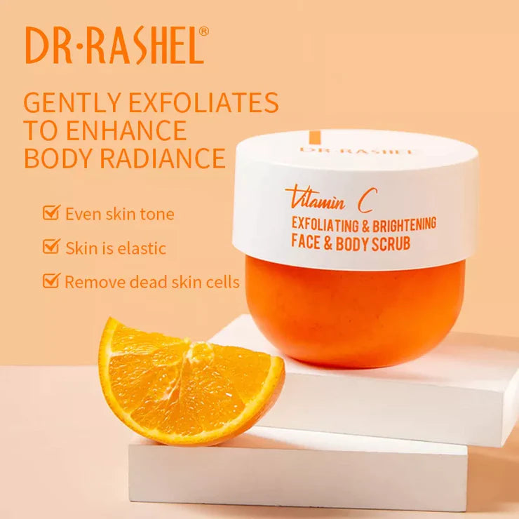Dr Rashel Vitamin C Exfoliating Brightening Face Body Scrub 250g