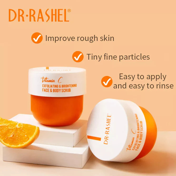 Dr Rashel Vitamin C Exfoliating Brightening Face Body Scrub 250g 2