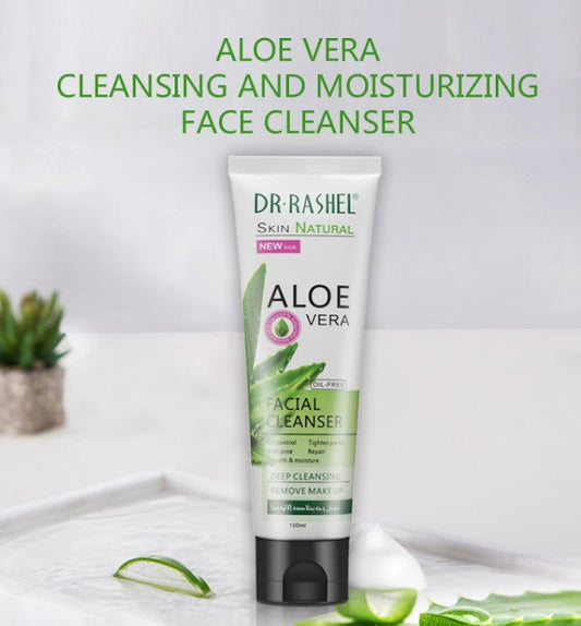 Gentle Aloe Vera Facial Cleanser for Soft Clear Skin Dr Rashel