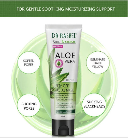 Glow Up with Aloe Vera Peel Off Facial Mask Dr Rashel