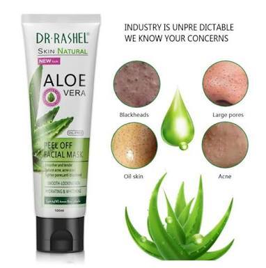 Glow Up with Aloe Vera Peel Off Facial Mask Dr Rashel 1