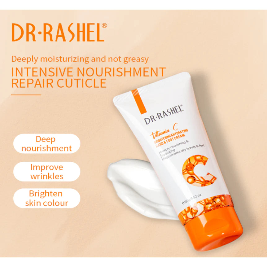 Hand Foot Cream Vitamin C Brightening Hydration Dr Rashel