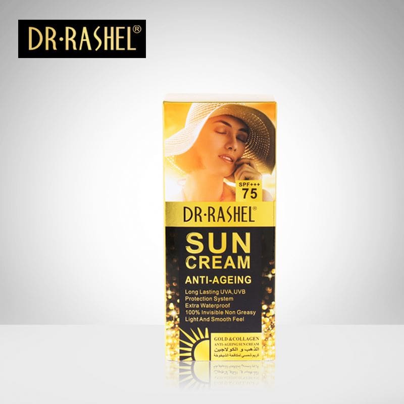 Sun-Cream-SPF-60-Anti-Aging-with-Gold-Collagen-80g-Dr-Rashel