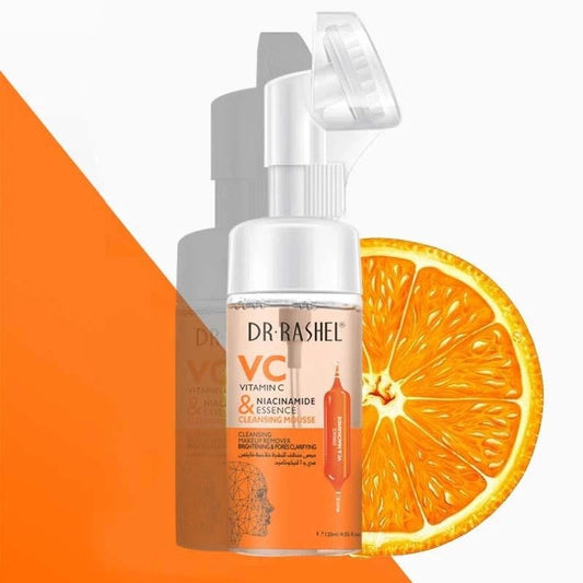 Vitamin C Niacinamide Essence Cleansing Mousse Dr Rashel 1