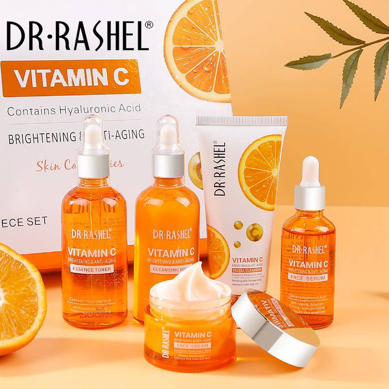 Vitamin C Skincare Facial Set Brightening Anti Aging Dr Rashel