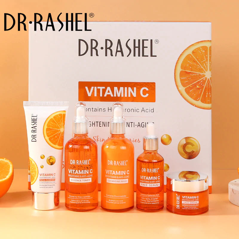 Vitamin C Skincare Facial Set Brightening Anti Aging Dr Rashel