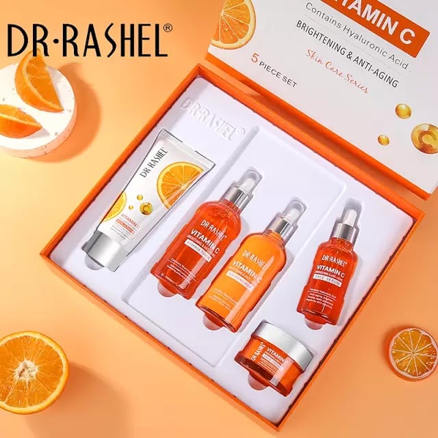 Vitamin C Skincare Facial Set Brightening Anti Aging Dr Rashel 1