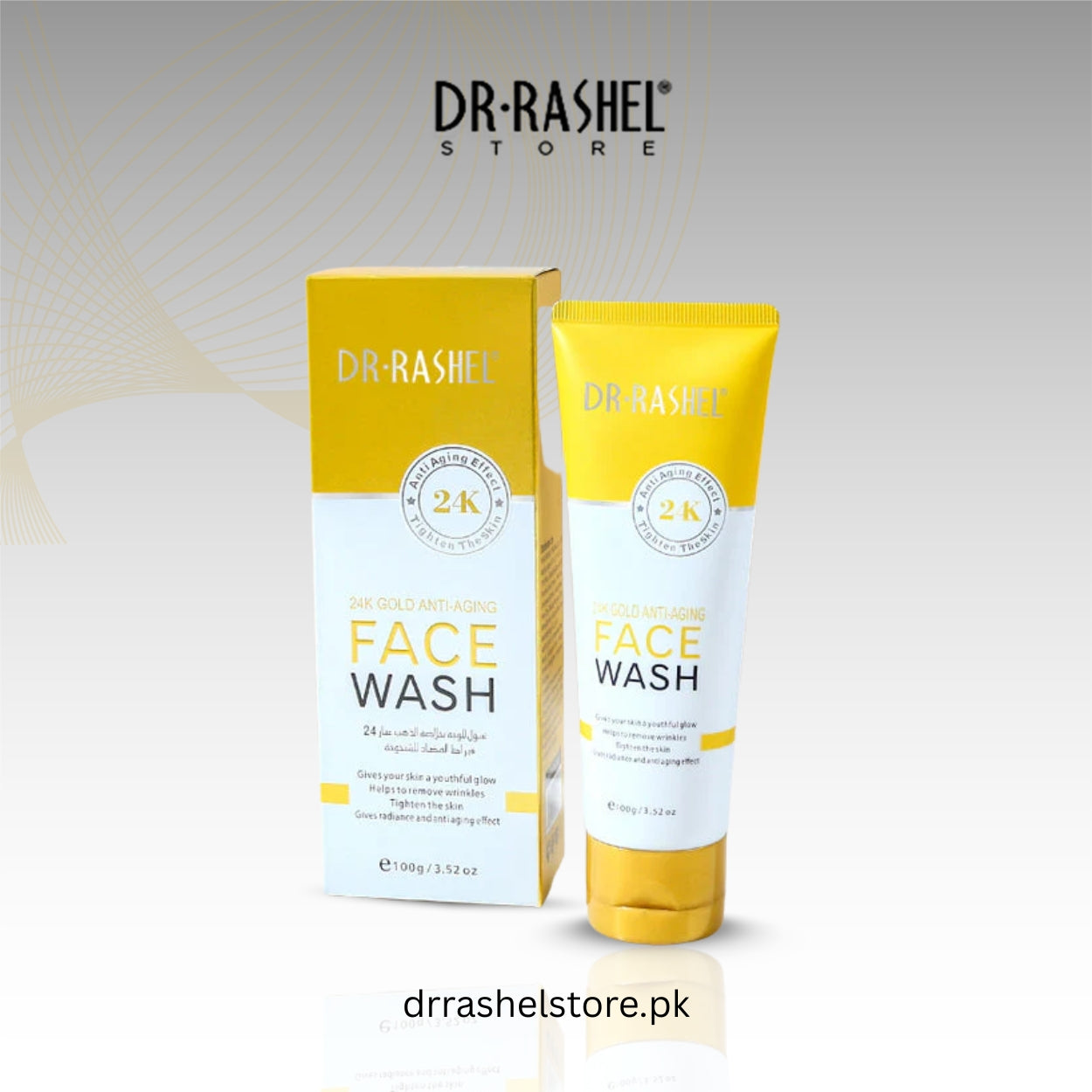 DR RASHEL  24K Gold Anti Aging Face Wash, 100g