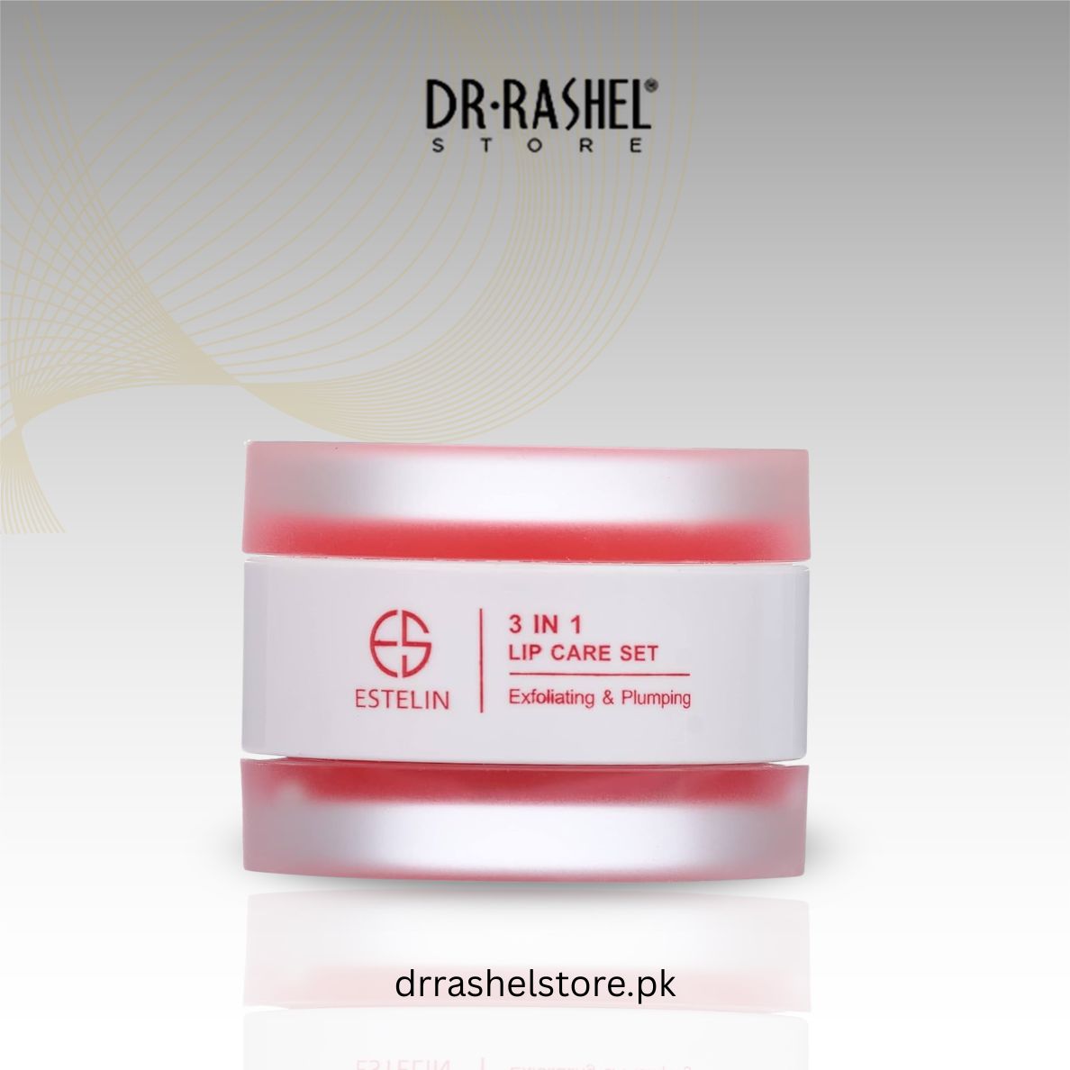 ESTELIN 3 in 1 Lip Care Set Cherry Sugar Lip Scrub Moisturizing Lip Balm