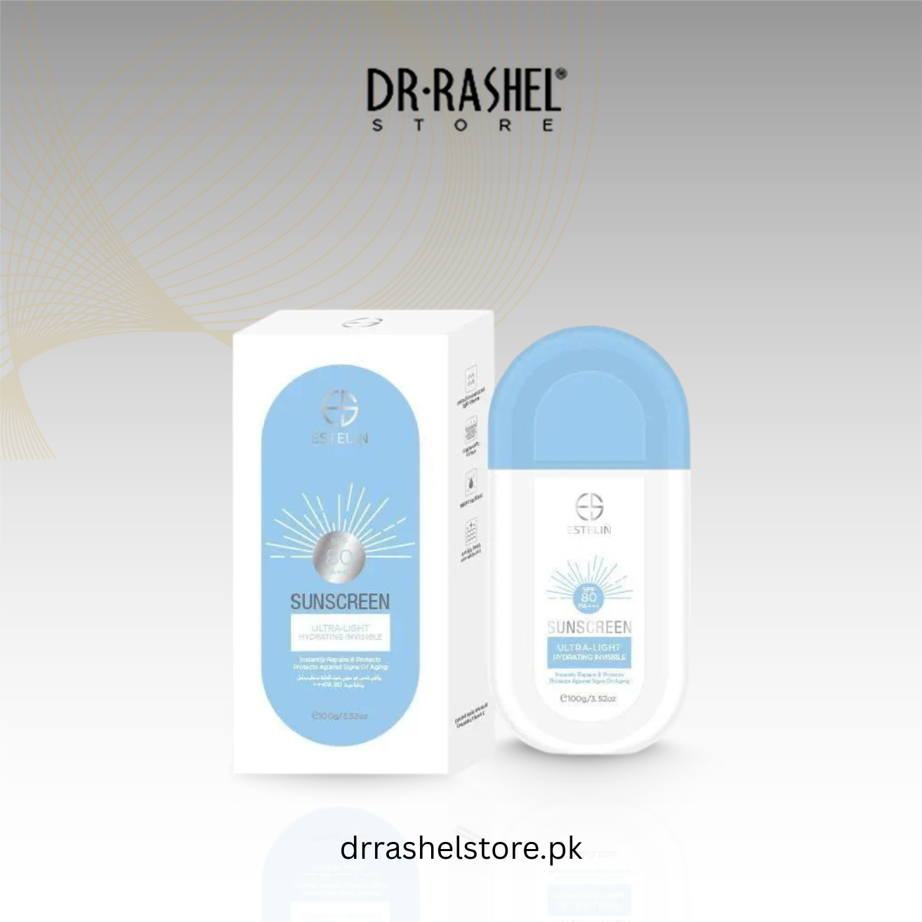 Dr Rashel Estelin Sunscreen SPF 80 | 100g Hydrating Care