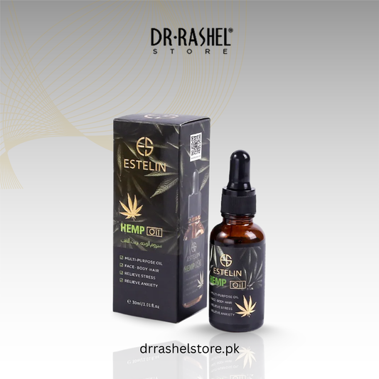 Estelin Multi purpose Face Body & Hair Hemp Oil, 30ml by Dr Rashel