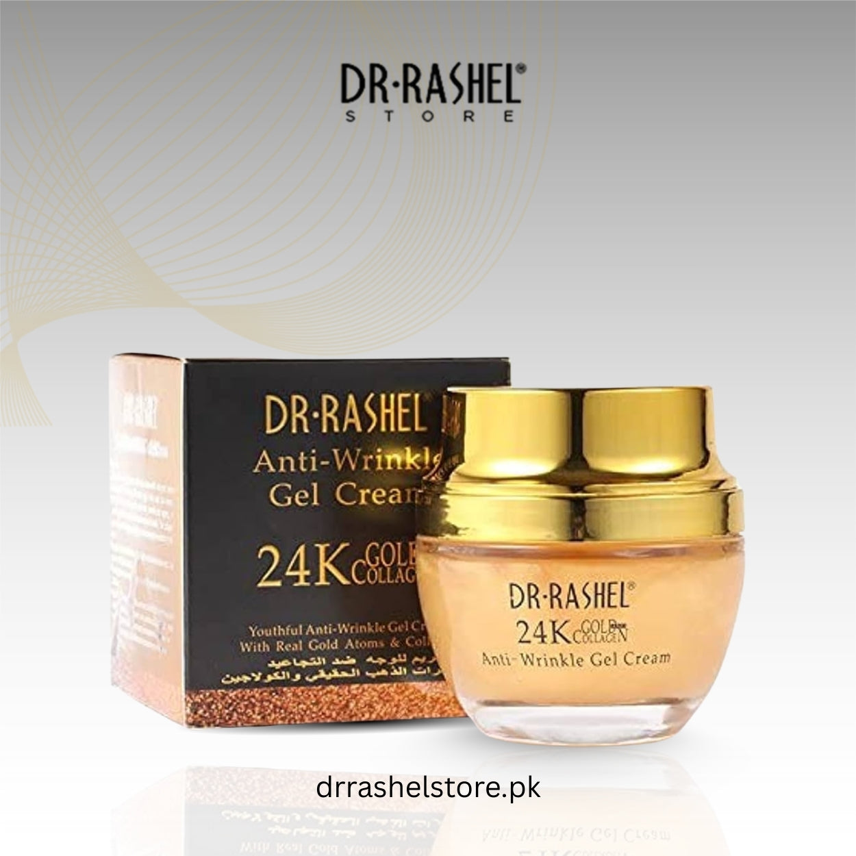 DR.RASHEL 24 K Gold Collagen Youthful Anti Wrinkle Whitening Gel Cream, 50ml