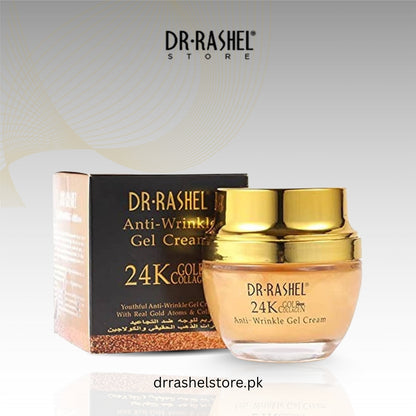 DR.RASHEL 24 K Gold Collagen Youthful Anti Wrinkle Whitening Gel Cream, 50ml