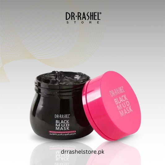 DR RASHEL Black Mud Mask for Blackhead and Acne,130 ml