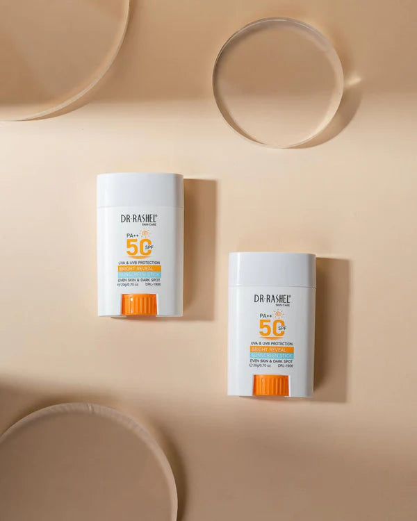 Dr Rashel UVA & UVB Protection Bright Reveal Sunscreen Stick PA++SPF50