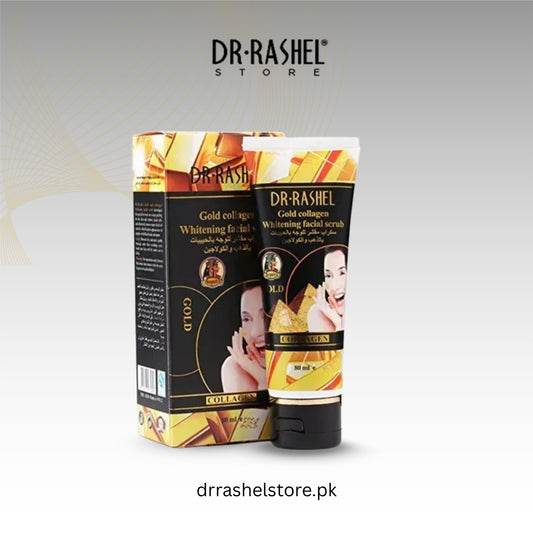 DR.RASHEL Gold Collagen Whitening Facial  Scrub, 80ml