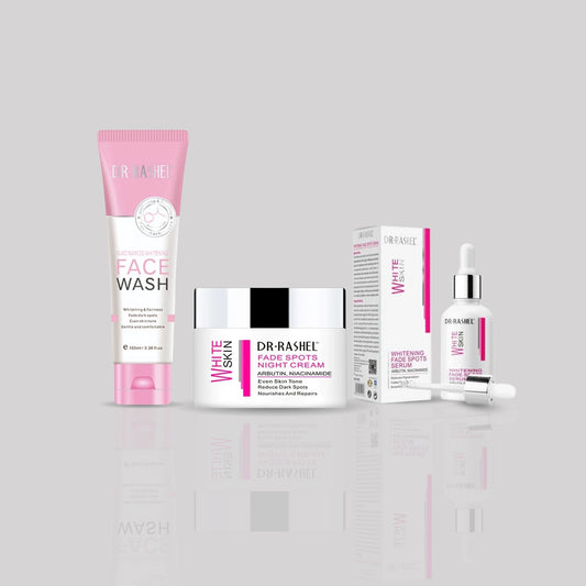 Combo - Dr. Rashel Niacinamide Whitening Face Wash, Serum & Night Cream - PACK OF 3