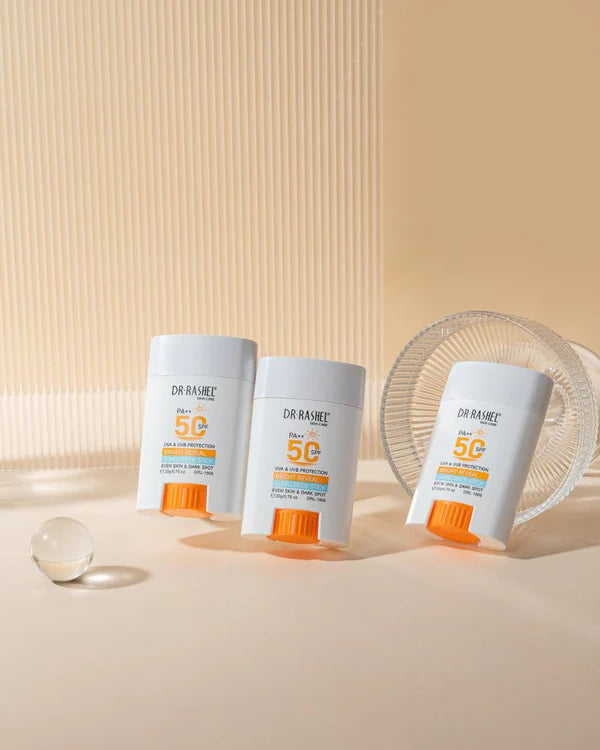 Dr Rashel UVA & UVB Protection Bright Reveal Sunscreen Stick PA++SPF50