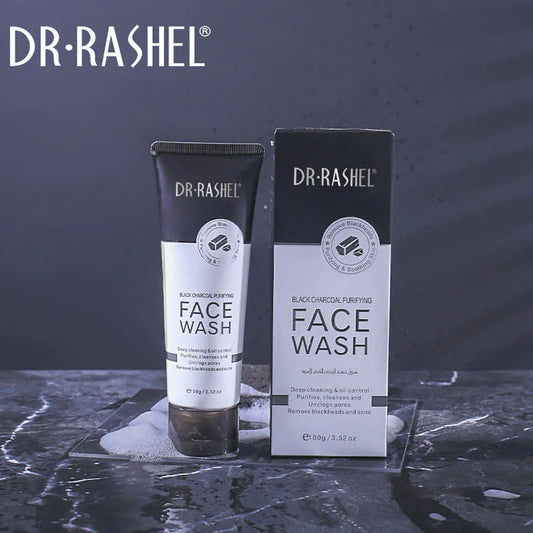 Dr Rashel Black Charcoal Purifying Face Wash 100g 1