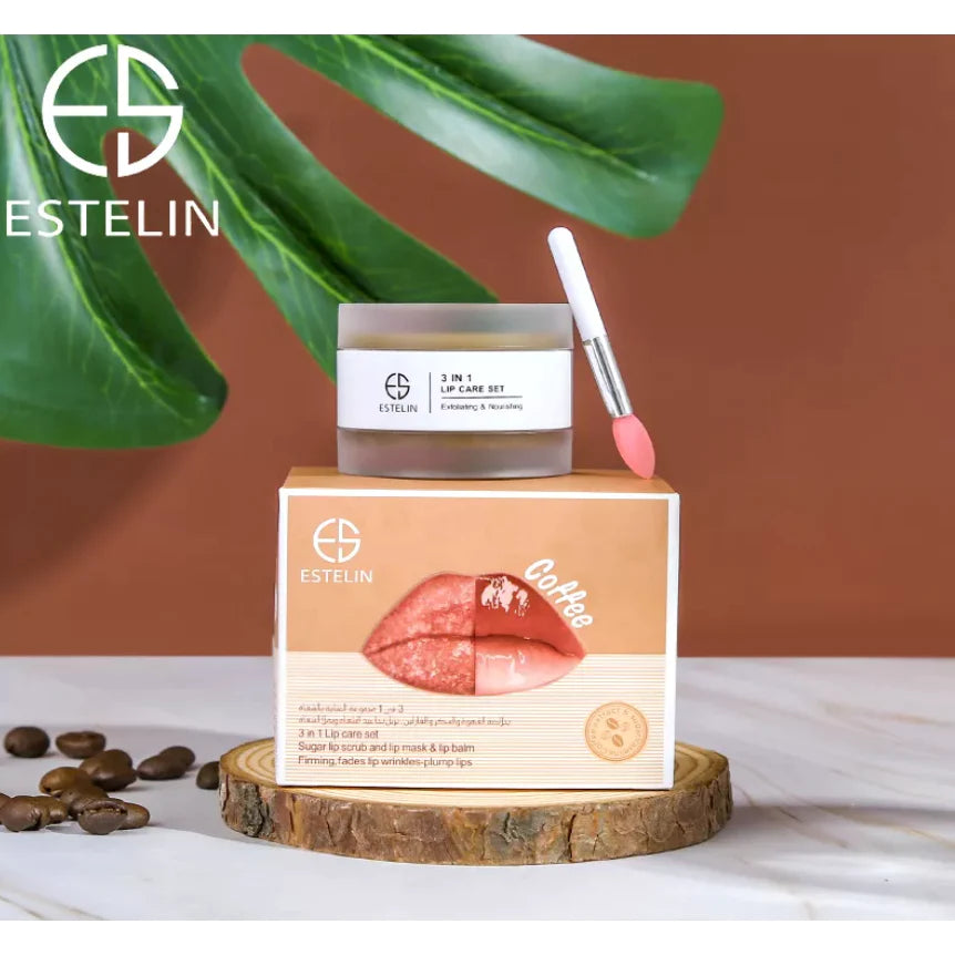 Estelin 3 In 1 Lip Care Set Coffee 5g Dr Rashel 3