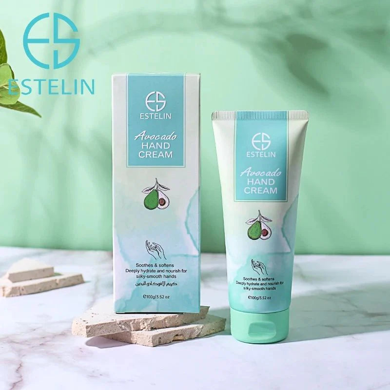 Estelin Avocado Soothes Softens Hand cream 4