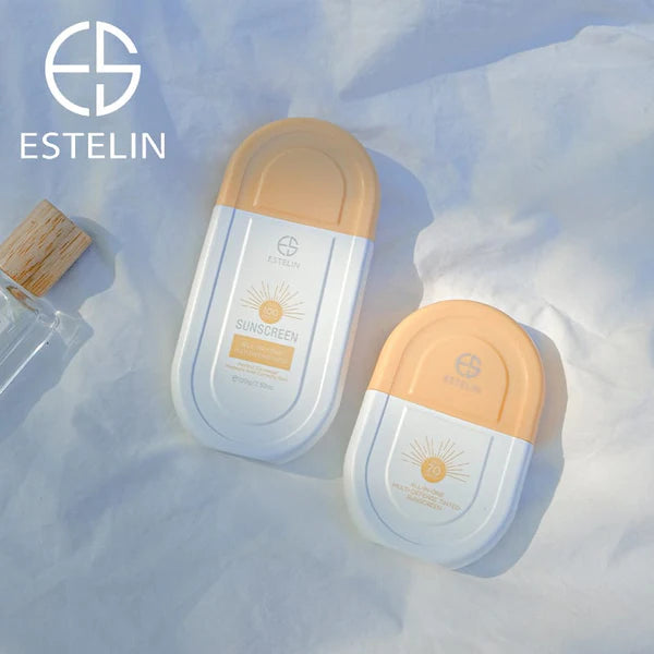 Estelin sunscreen bottles.