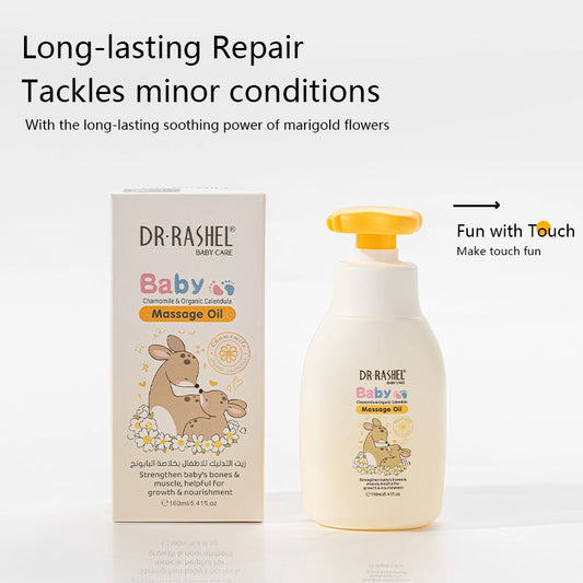 Dr.Rashel Almond oil and Vitamin E Baby massage oil 160ml