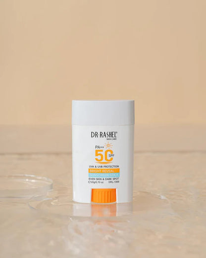 Dr Rashel UVA & UVB Protection Bright Reveal Sunscreen Stick PA++SPF50
