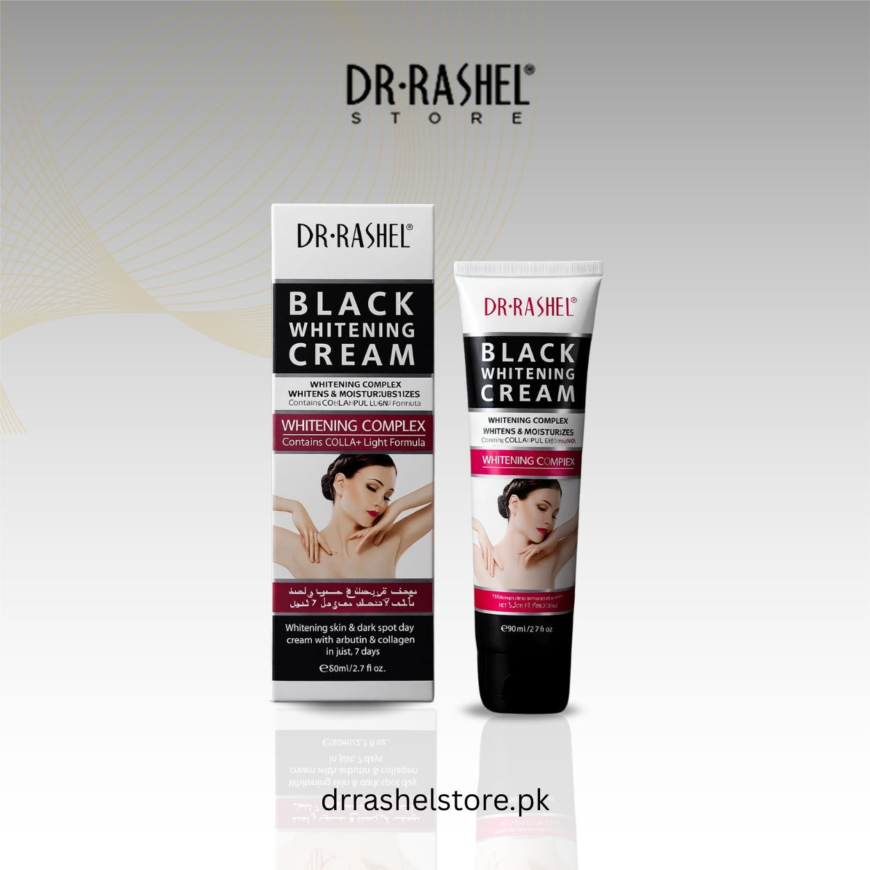 DR RASHEL BLACK WHITENING CREAM, 100ml