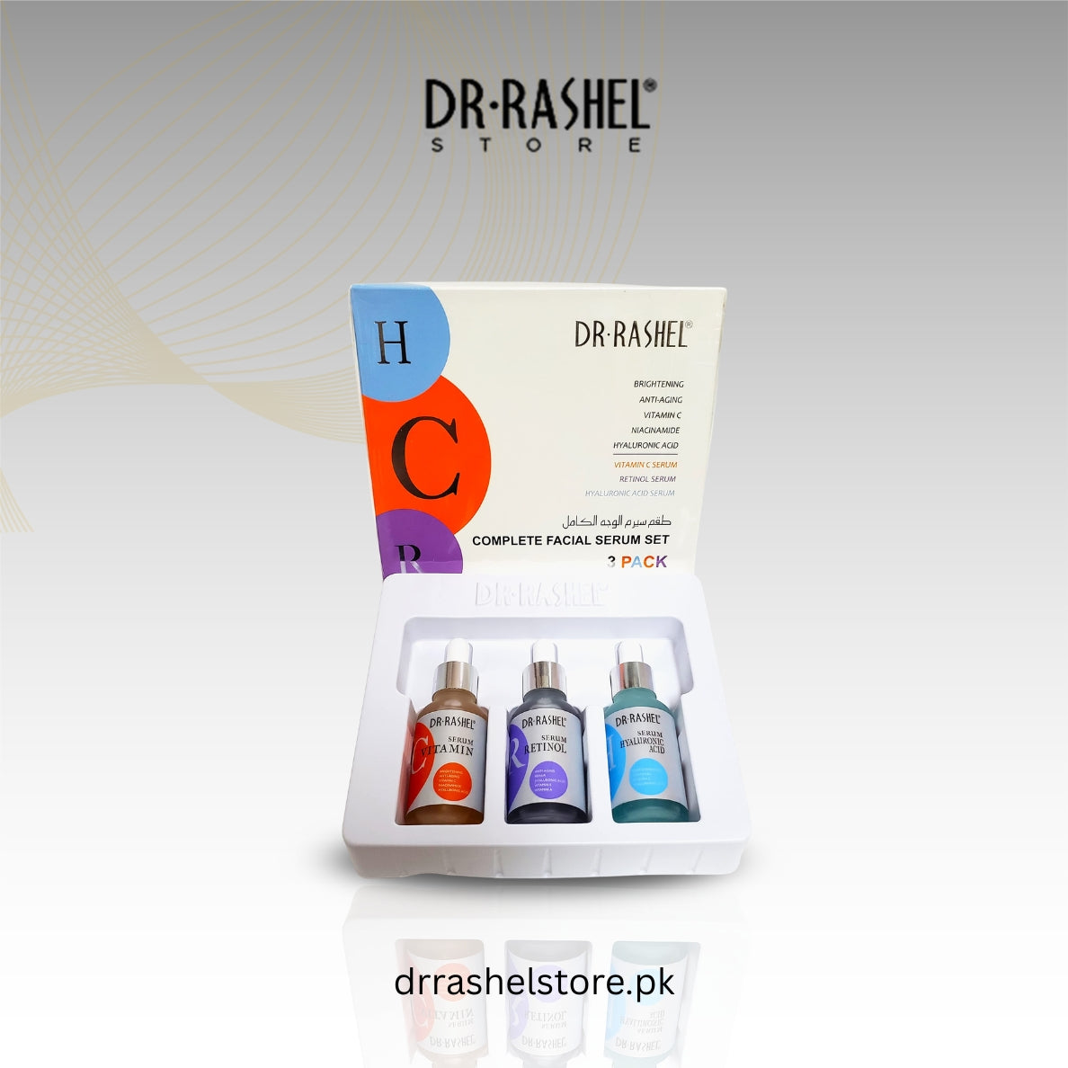 Buy Dr Rashel Anti-Aging Serum Set – Pack of 3 | Shop in PK