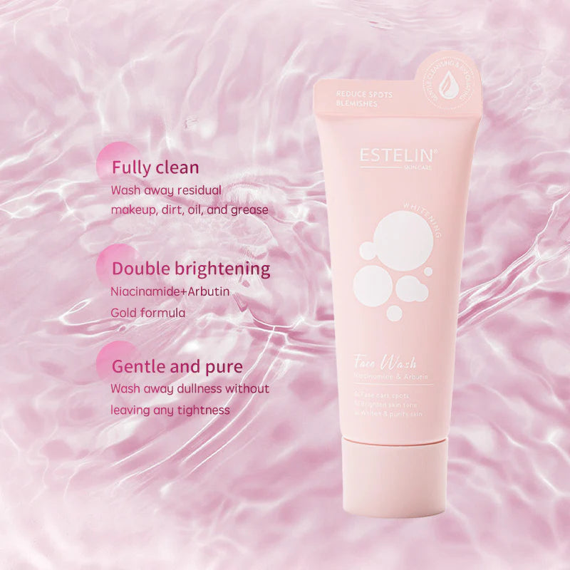 Estelin Niacinamide & Arbutin Whitening Face Wash 80g
