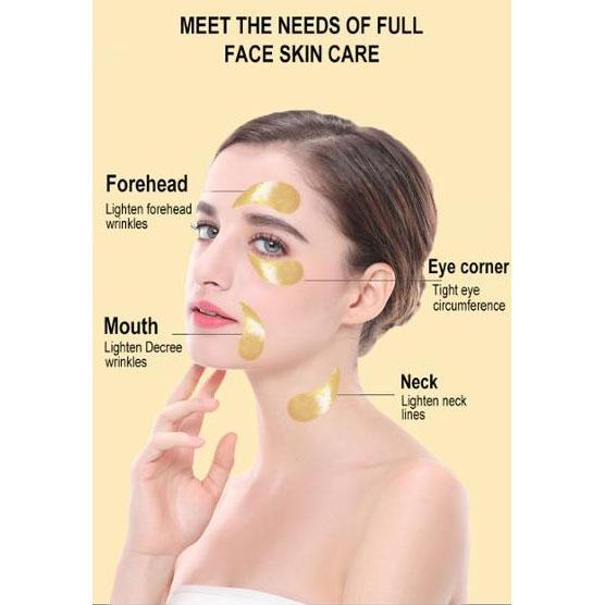24K Gold Collagen Hydrogel Eye Mask Anti Wrinkle Firming Dr Rashel 2