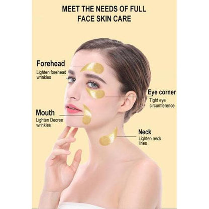 24K Gold Collagen Hydrogel Eye Mask Anti Wrinkle Firming Dr Rashel 2