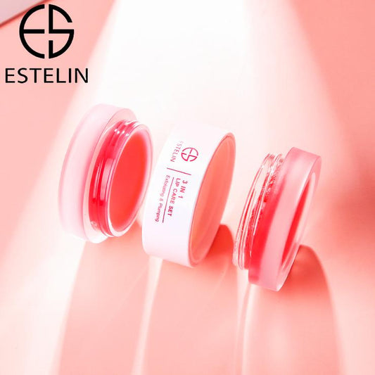 3 in 1 Lip Care Set Lip Scrub Lip Moisturizer Dr Rashel
