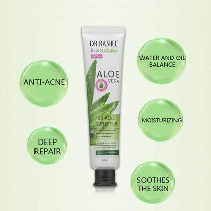 Aloe Vera Anti Acne Pimple Cream 30ml Clear Skin Dr Rashel 1