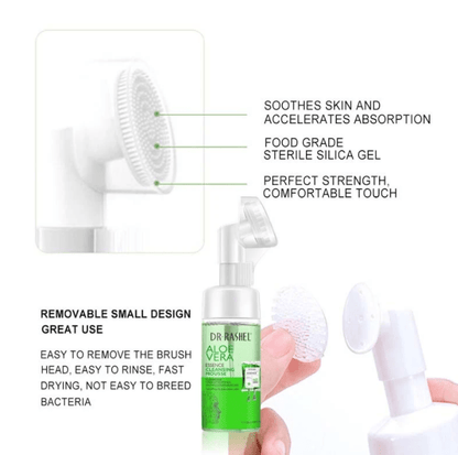 Aloe Vera Cleansing Mousse for Gentle Skin Cleanse Dr Rashel