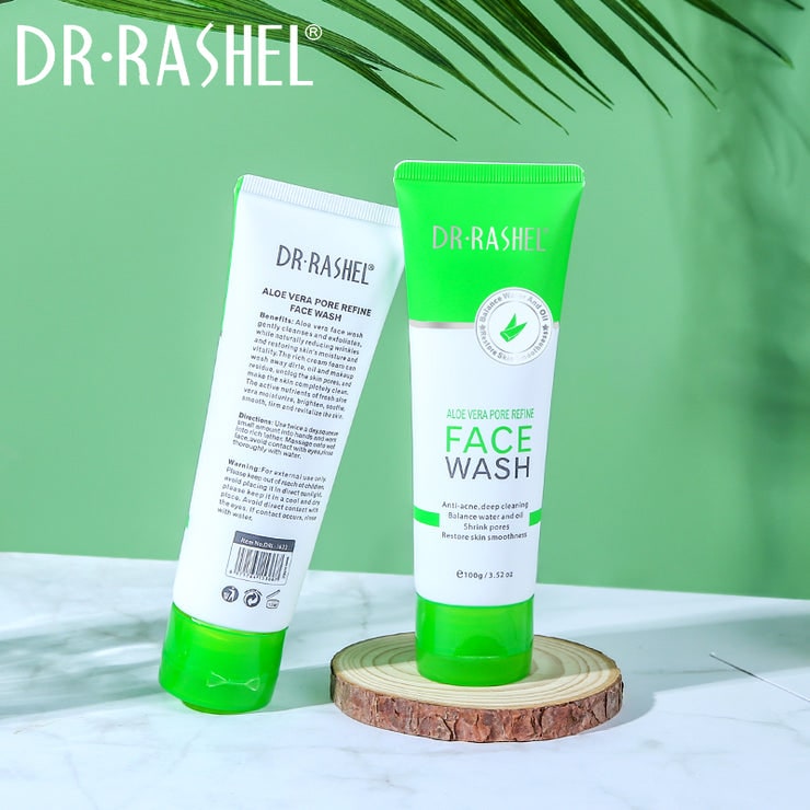 Aloe Vera Face Wash 100g Pore Refining Hydrating Dr Rashel