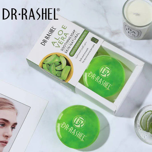 Aloe Vera Natural Soap for Soothing Soft Skin Dr Rashel 1