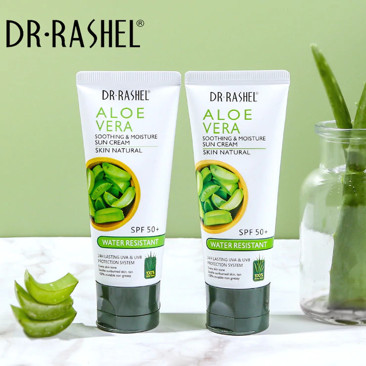 Aloe Vera SPF 50 Sun Cream Soothing Moisturizing Dr Rashel 1